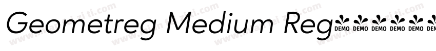 Geometreg Medium Reg字体转换